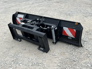86" Hydraulic Snow Angle Blade Dozer Attachment Fits Skid Steer Quick Attach - Image 5