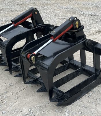 60" Heavy Duty Root Rake Grapple Attachment Fits Skid Steer Tractor Loader