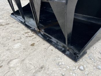 68" Bucket Grapple Solid Bottom Scrap Attachment Fits Skid Steer Tractor Loader - Image 9