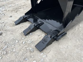 Hydraulic Stump Bucket Grapple Attachment Fits Skid Steer Tractor Loader - Image 9