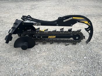 36" x 6" Digga Bigfoot Earth Trencher Attachment Fits Toro Dingo Mini Skid Steer - Image 4