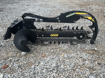 36" x 6" Digga Bigfoot Combo Trencher Attachment Fits Toro Dingo Mini Skid Steer - Image 4