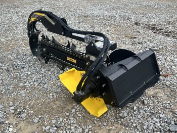36" x 6" Digga Bigfoot Combo Trencher Attachment Fits Toro Dingo Mini Skid Steer - Image 7