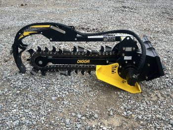 36" x 6" Digga Bigfoot Combo Trencher Attachment Fits Toro Dingo Mini Skid Steer - Image 8