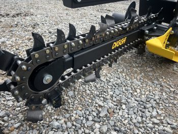 36" x 6" Digga Bigfoot Combo Trencher Attachment Fits Toro Dingo Mini Skid Steer - Image 10