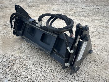 48" 4-IN-1 Multi Purpose Smooth Bucket Attachment Fits Mini Skid Steer Universal - Image 5