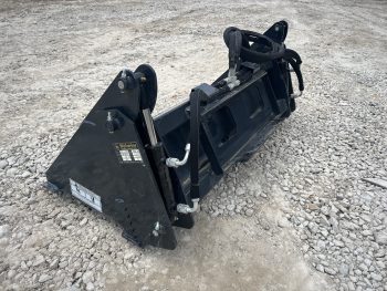 48" 4-IN-1 Multi Purpose Smooth Bucket Attachment Fits Mini Skid Steer Universal - Image 7