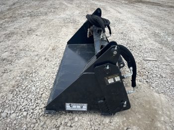 48" 4-IN-1 Multi Purpose Smooth Bucket Attachment Fits Mini Skid Steer Universal - Image 8