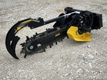 Digga 48" x 6" Bigfoot Combo Trencher Attachment Fits Skid Steer Quick Attach