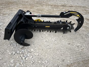 Digga 48" x 6" Bigfoot Combo Trencher Attachment Fits Skid Steer Quick Attach - Image 4