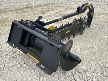 Digga 48" x 6" Bigfoot Combo Trencher Attachment Fits Skid Steer Quick Attach - Image 5