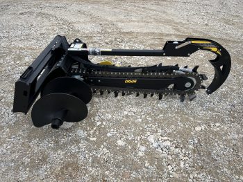 Digga 48" x 6" High Flow Bigfoot Combo Trencher Attachment Fits Skid Steer Quick Attach - Image 4