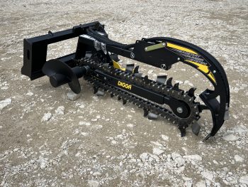 36" x 6" Digga Bigfoot Combo Trencher Attachment Fits Bobcat MT Mini Skid Steer - Image 3