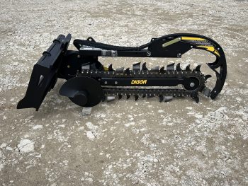 36" x 6" Digga Bigfoot Combo Trencher Attachment Fits Bobcat MT Mini Skid Steer - Image 4