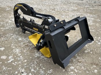 36" x 6" Digga Bigfoot Combo Trencher Attachment Fits Bobcat MT Mini Skid Steer - Image 7