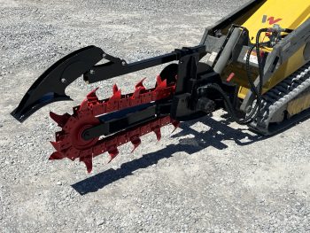 30" x 6" Trencher Attachment with Combo Chain Fits Mini Universal Skid Steer
