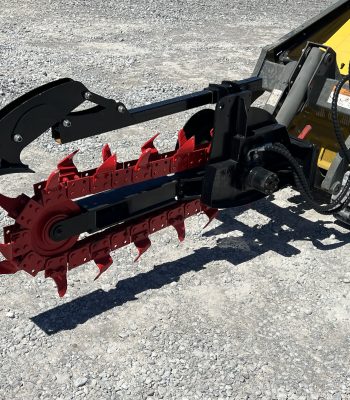 30" x 6" Trencher Attachment with Combo Chain Fits Mini Universal Skid Steer