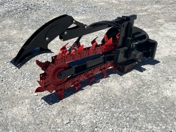 30" x 6" Trencher Attachment with Combo Chain Fits Mini Universal Skid Steer - Image 5