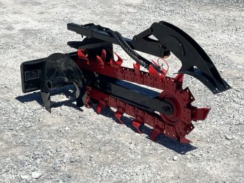 30" x 6" Trencher Attachment with Combo Chain Fits Mini Universal Skid Steer - Image 7