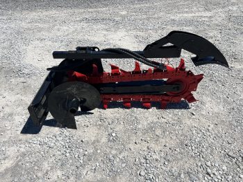 30" x 6" Trencher Attachment with Combo Chain Fits Mini Universal Skid Steer - Image 8