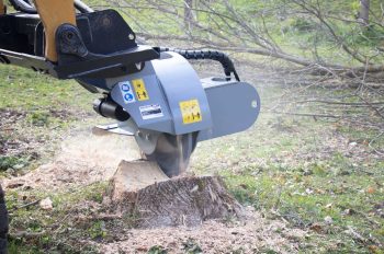 Baumalight S18 Stump Grinder Attachment Fits Skid Steer Quick Attach