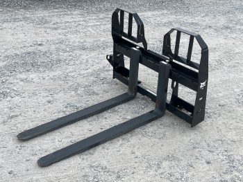 48" Long 4,000 lb Bobcat Heavy Duty Pallet Fork Loader Skid Steer Attachment