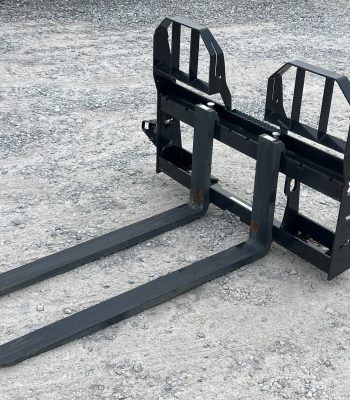 48" Long 4,000 lb Bobcat Heavy Duty Pallet Fork Loader Skid Steer Attachment