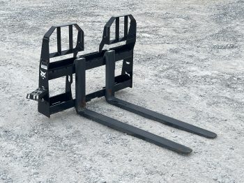 48" Long 4,000 lb Bobcat Heavy Duty Pallet Fork Loader Skid Steer Attachment - Image 3