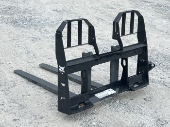 48" Long 4,000 lb Bobcat Heavy Duty Pallet Fork Loader Skid Steer Attachment - Image 7