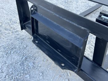 42" Long 2,200 Pound Wide Rail Pallet Fork Attachment Fits Mini Universal Skid Steer - Image 12