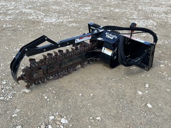 2024 TR48 48" x 6" Half Rock Dirt Trencher Attachment Fits Kubota Skid Steer