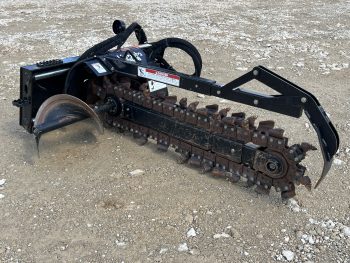 2024 TR48 48" x 6" Half Rock Dirt Trencher Attachment Fits Kubota Skid Steer - Image 3