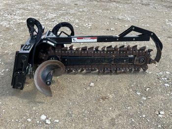 2024 TR48 48" x 6" Half Rock Dirt Trencher Attachment Fits Kubota Skid Steer - Image 4