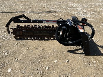 2024 TR48 48" x 6" Half Rock Dirt Trencher Attachment Fits Kubota Skid Steer - Image 5