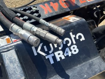 2024 TR48 48" x 6" Half Rock Dirt Trencher Attachment Fits Kubota Skid Steer - Image 13