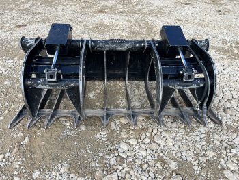 2023 80" RG3080 Root Rake Grapple Attachment Dual Cylinder Fits Kubota Skid Steer - Image 3