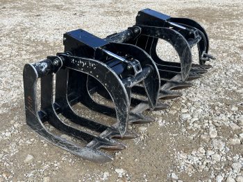 2023 80" RG3080 Root Rake Grapple Attachment Dual Cylinder Fits Kubota Skid Steer