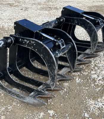 2023 80" RG3080 Root Rake Grapple Attachment Dual Cylinder Fits Kubota Skid Steer