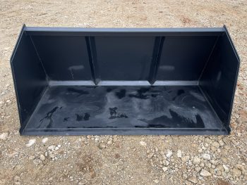 96" Chicken Turkey Snow Mulch Litter Bucket Attachment Fits Skid Steer Loader - Image 2