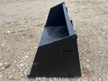 96" Chicken Turkey Snow Mulch Litter Bucket Attachment Fits Skid Steer Loader - Image 4