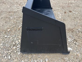 96" Chicken Turkey Snow Mulch Litter Bucket Attachment Fits Skid Steer Loader - Image 8