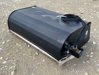 68" Pick Up Box Broom Sweeper Hydraulic Attachment Fits Skid Steer Quick Attach
