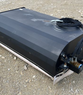 68" Pick Up Box Broom Sweeper Hydraulic Attachment Fits Skid Steer Quick Attach