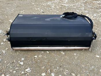 68" Pick Up Box Broom Sweeper Hydraulic Attachment Fits Skid Steer Quick Attach - Image 2