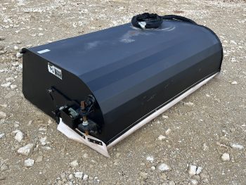 68" Pick Up Box Broom Sweeper Hydraulic Attachment Fits Skid Steer Quick Attach - Image 3