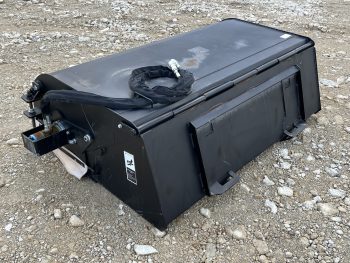 68" Pick Up Box Broom Sweeper Hydraulic Attachment Fits Skid Steer Quick Attach - Image 7