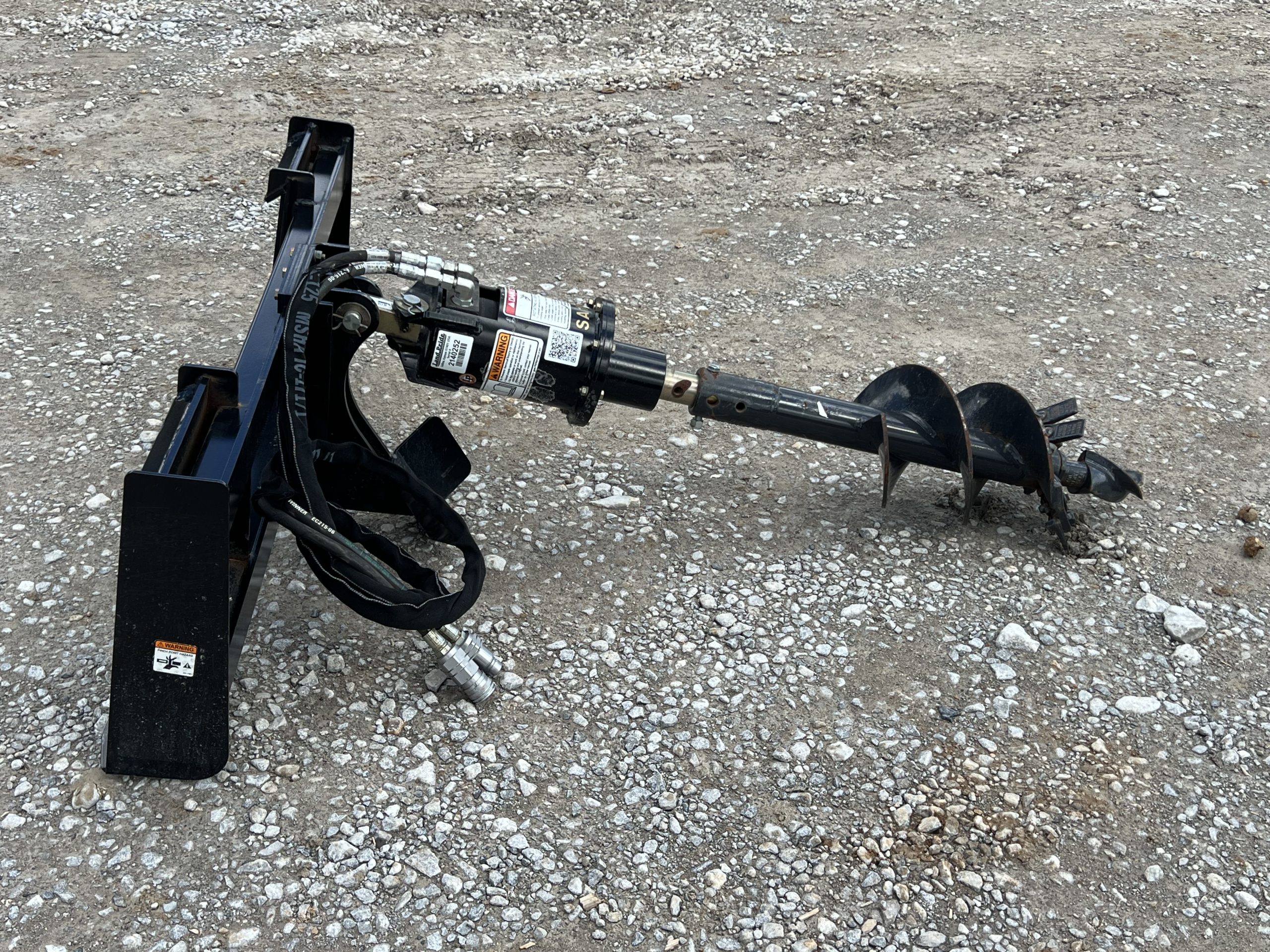2023 Land Pride SA10 Hydraulic Post Hole Digger Auger Compact Tractor Attachment - Image 4