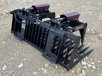 Virnig 60" V30 Skeleton Rock Bucket Grapple Fits Compact Tractor Quick Attach - Image 5