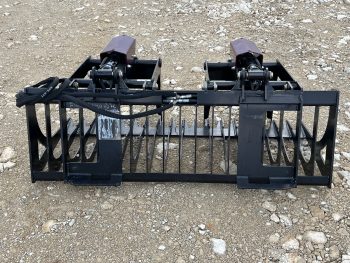Virnig 60" V30 Skeleton Rock Bucket Grapple Fits Compact Tractor Quick Attach - Image 6
