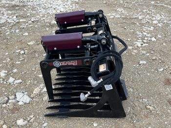 Virnig 60" V30 Skeleton Rock Bucket Grapple Fits Compact Tractor Quick Attach - Image 8